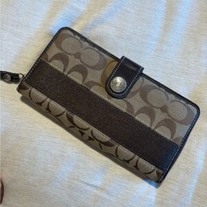 Brown and Black Wallet